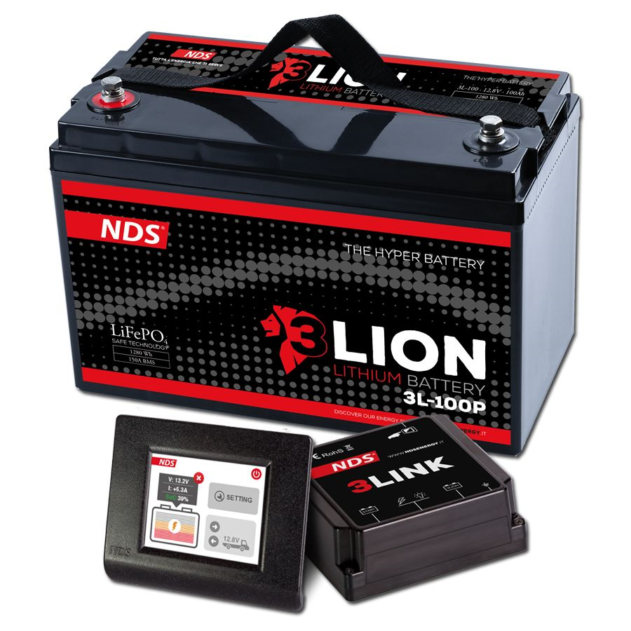 NDS 3LIONSYSTEM Lithium Accu + 150A - Arob antennebouw